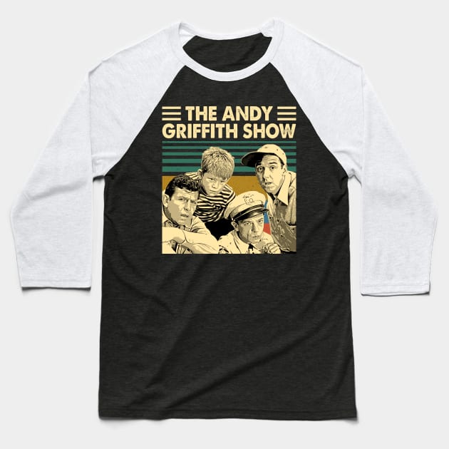 Funny Griffith Show Vintage Baseball T-Shirt by Anthropomorphic